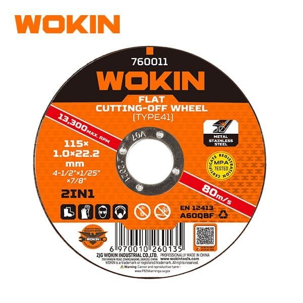 Flat CuttingOff Wheel Metal And Stainless Steel 110009157